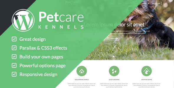 Pet Care 宠物 WordPress主题 v1.2